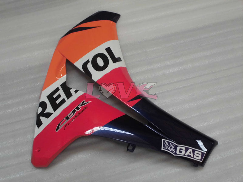 Repsol - Orange Black Fairings and Bodywork For 2008-2011 CBR1000RR #LF7109