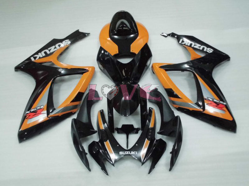 Factory Style - Orange Black Fairings and Bodywork For 2006-2007 GSX-R600 #LF4051