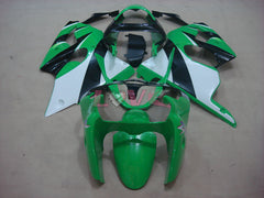 Factory Style - Green White Fairings and Bodywork For 2000-2002 NINJA ZX-6R #LF6166