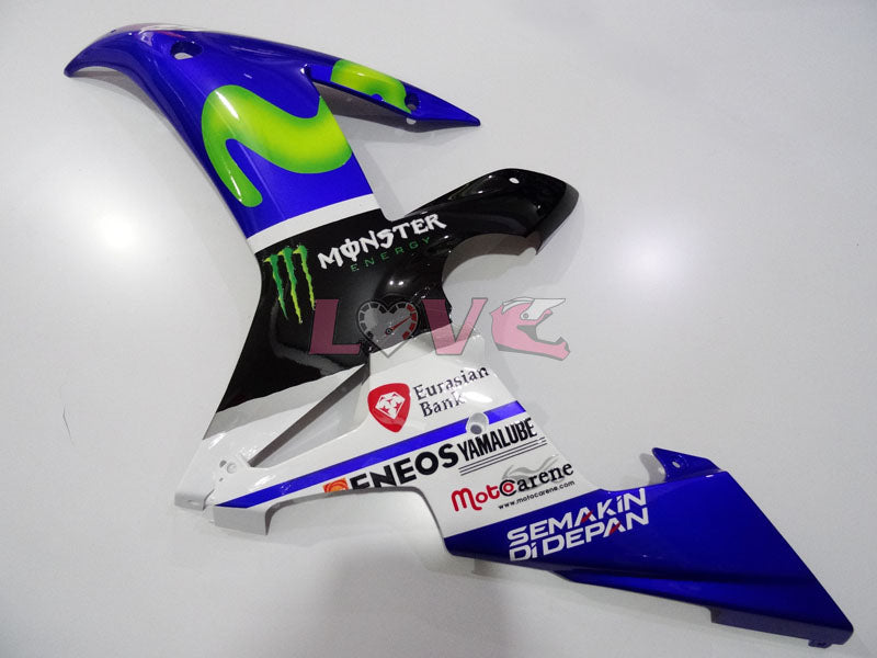 Monster - Blue White Black Fairings and Bodywork For 2002-2003 YZF-R1 #LF3596