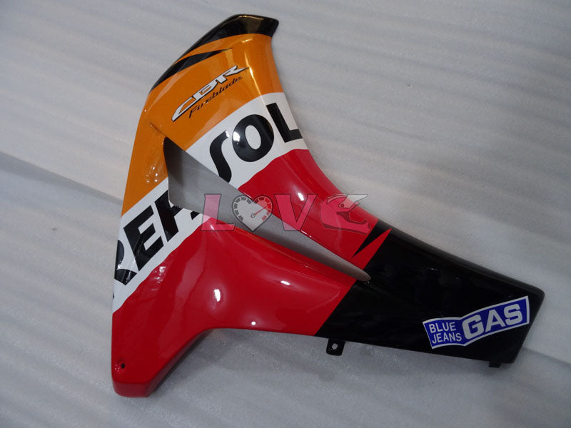 Repsol - Orange Black Fairings and Bodywork For 2008-2011 CBR1000RR #LF4323