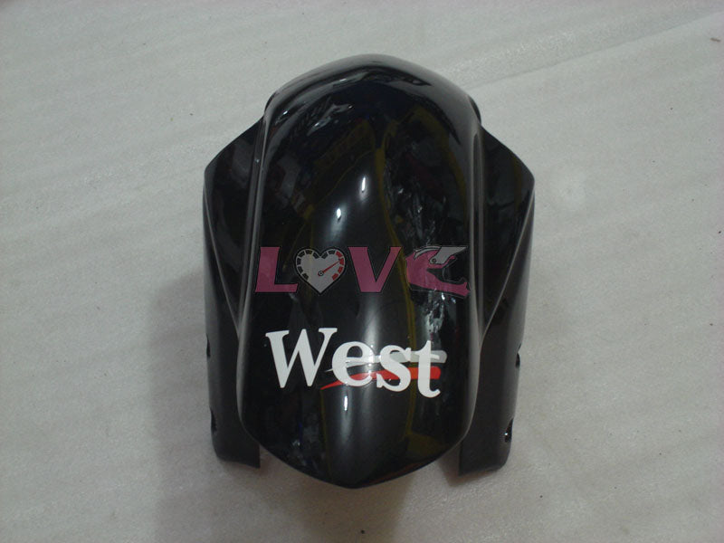 West - White Black Fairings and Bodywork For 2004-2005 GSX-R600 #LF6416