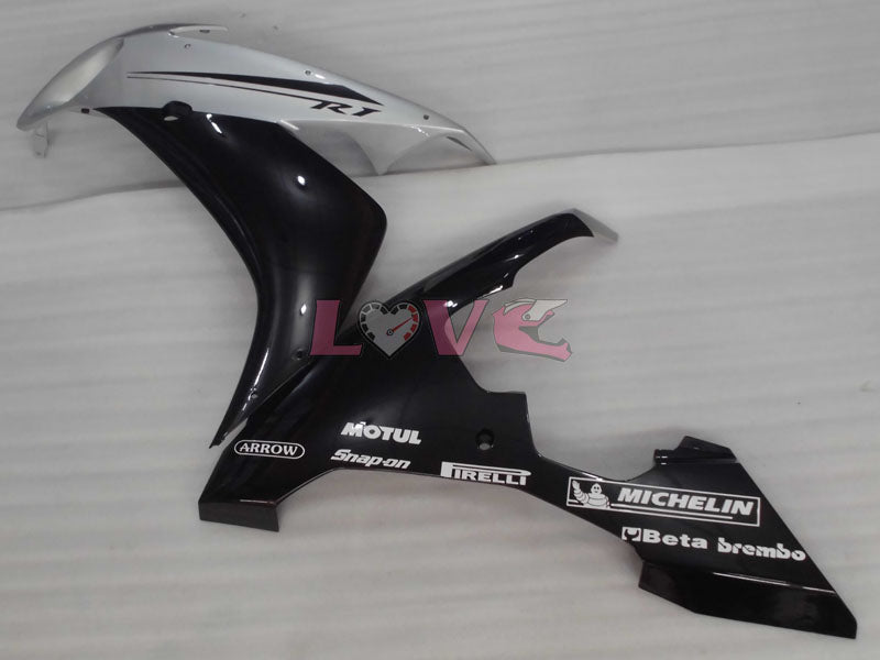 MOTUL - Black Grey Fairings and Bodywork For 2004-2006 YZF-R1 #LF3709