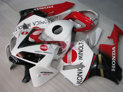 Konica Minolta - Red White Fairings and Bodywork For 2005-2006 CBR600RR #LF7566
