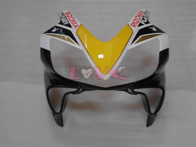 PlayBoy - White Black Fairings and Bodywork For 2001-2003 CBR600F4i #LF4494