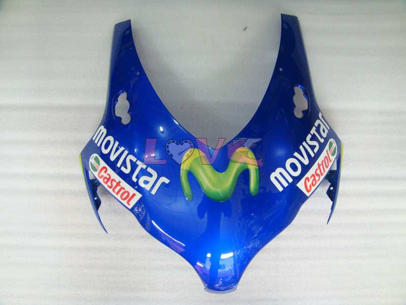 Movistar - Yellow Blue Fairings and Bodywork For 2008-2011 CBR1000RR #LF4327