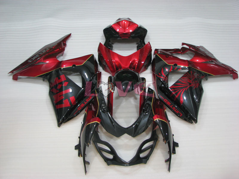Factory Style - Red Black Fairings and Bodywork For 2009-2016 GSX-R1000 #LF3798