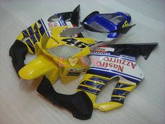 Nastro Azzurro - Yellow White Fairings and Bodywork For 2001-2003 CBR600F4i #LF7656