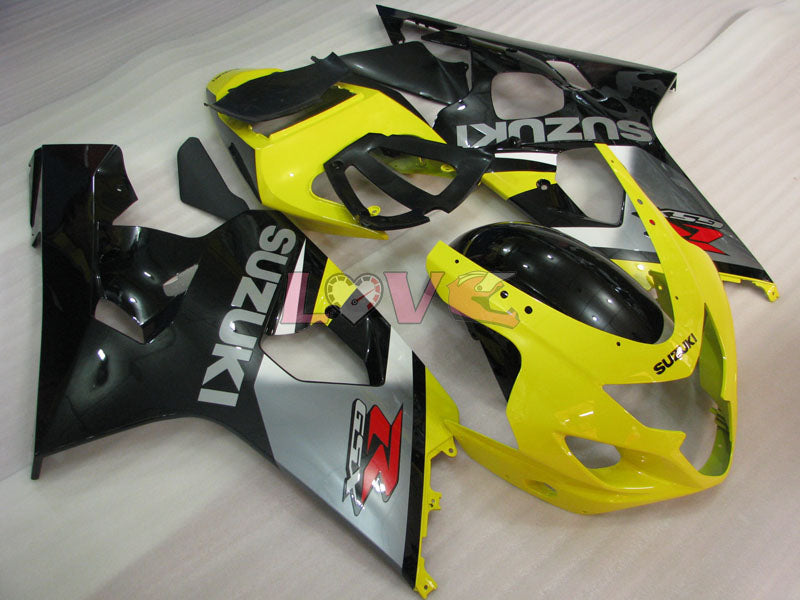 Factory Style - Yellow Black Fairings and Bodywork For 2004-2005 GSX-R600 #LF6443