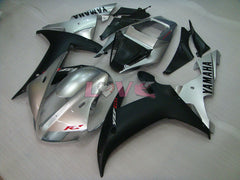 Factory Style - Black Silver Matte Fairings and Bodywork For 2002-2003 YZF-R1 #LF3590