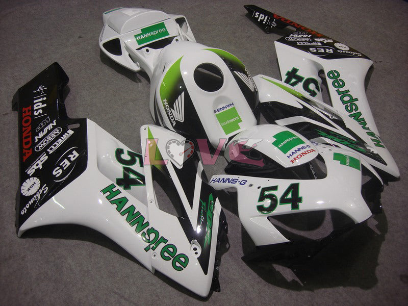 HANN Spree - Green White Fairings and Bodywork For 2004-2005 CBR1000RR #LF5094