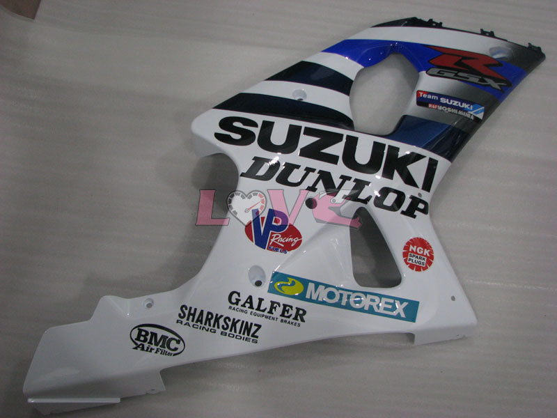 DUNLOP - Blue White Fairings and Bodywork For 2001-2003 GSX-R600 #LF4277