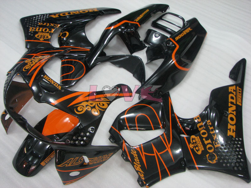 Corona - Orange Black Fairings and Bodywork For 1994-1995 CBR900RR #LF3009