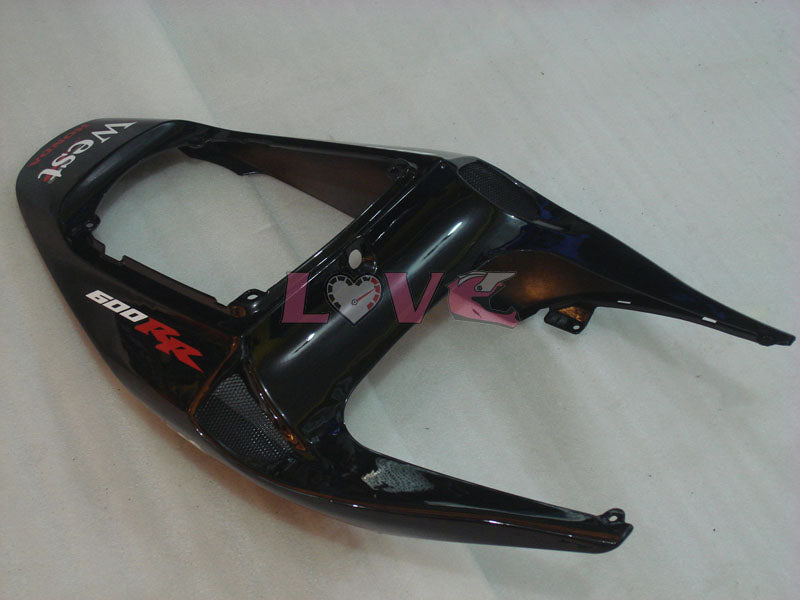 West - White Black Fairings and Bodywork For 2005-2006 CBR600RR #LF7474