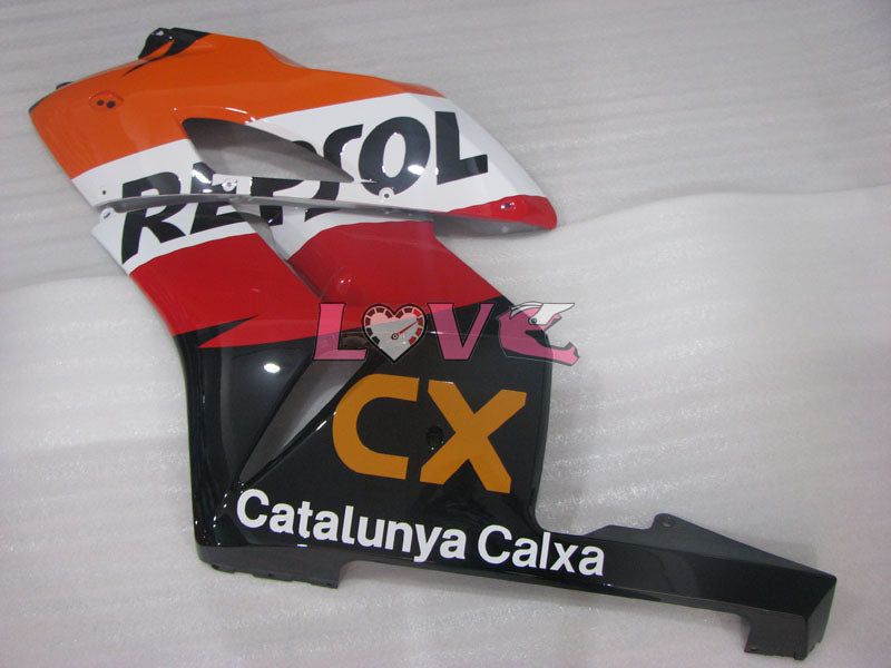 Repsol CX - Orange Black Matte Fairings and Bodywork For 2004-2005 CBR1000RR #LF4406