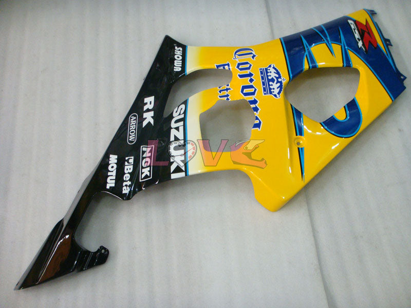 Corona - Yellow Blue Fairings and Bodywork For 2003-2004 GSX-R1000 #LF6039