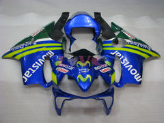 Castrol - Yellow Blue Fairings and Bodywork For 2001-2003 CBR600F4i #LF7659