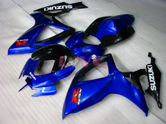 Factory Style - Blue Black Fairings and Bodywork For 2006-2007 GSX-R750 #LF6512