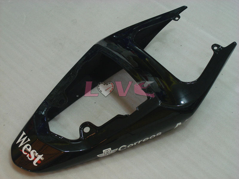 West - White Black Fairings and Bodywork For 2004-2005 GSX-R600 #LF6416