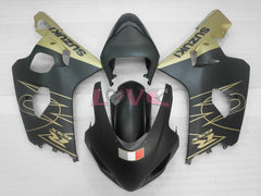 Factory Style - Black Gold Matte Fairings and Bodywork For 2004-2005 GSX-R750 #LF4063