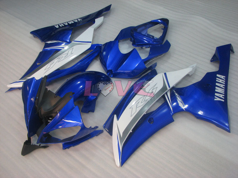Factory Style - Blue White Black Fairings and Bodywork For 2008-2016 YZF-R6 #LF3401