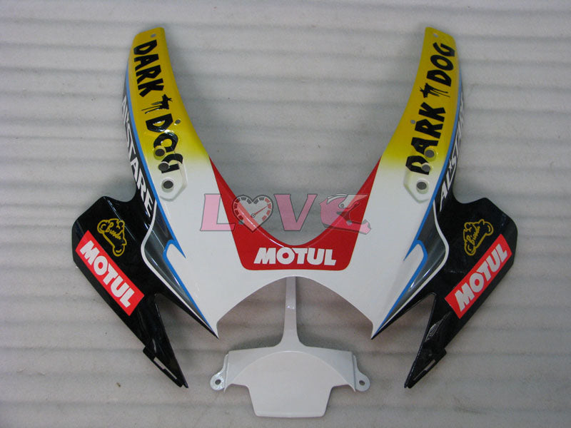 Dark Dog - White Black Fairings and Bodywork For 2006-2007 GSX-R750 #LF6560
