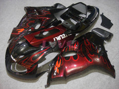Flame - Red Black Fairings and Bodywork For 1998-2003 TL1000R #LF4722