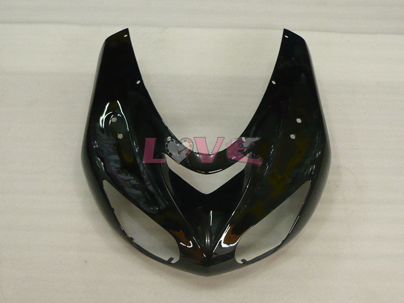Flame - White Black Fairings and Bodywork For 2006-2007 NINJA ZX-10R #LF6258
