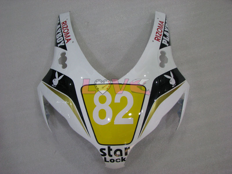 PlayBoy - White Black Fairings and Bodywork For 2008-2011 CBR1000RR #LF4325