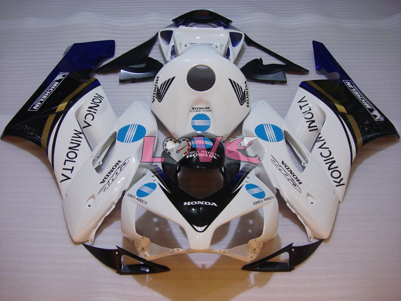 Konica Minolta - White Black Fairings and Bodywork For 2004-2005 CBR1000RR #LF4414