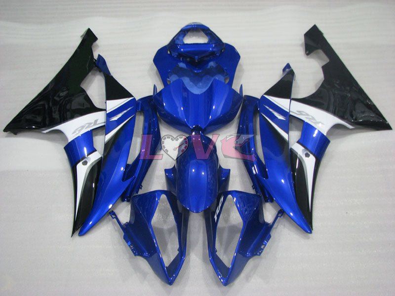 Factory Style - Blue White Black Fairings and Bodywork For 2008-2016 YZF-R6 #LF3421