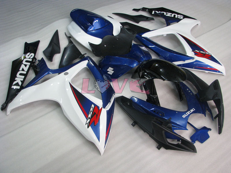 Factory Style - Blue White Fairings and Bodywork For 2006-2007 GSX-R750 #LF3987