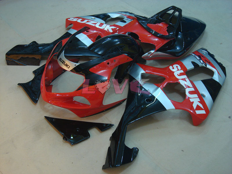 Factory Style - Red Black Fairings and Bodywork For 2000-2002 GSX-R1000 #LF6103