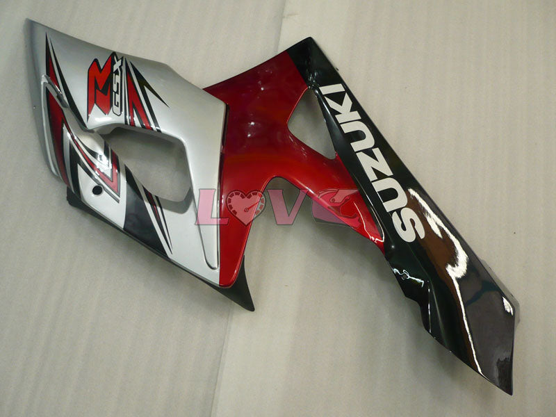 Factory Style - Red Silver Fairings and Bodywork For 2005-2006 GSX-R1000 #LF3840