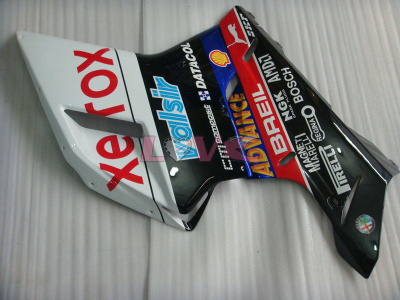 Xerox - White Black Fairings and Bodywork For 2007-2009 1098 #LF3127