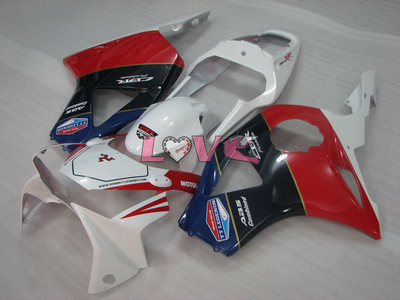 MOTUL - Red White Black Fairings and Bodywork For 2002-2003 CBR954RR #LF4475