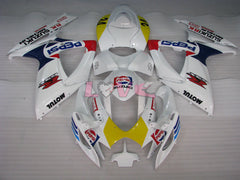 MICHELIN MOTUL PEPSI - Yellow White Fairings and Bodywork For 2006-2007 GSX-R600 #LF6261
