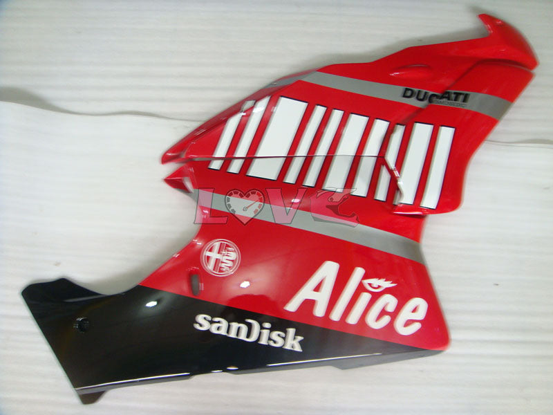 Alice - Red Black Fairings and Bodywork For 2005-2006 999 #LF5501