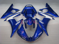 Factory Style - Blue White Fairings and Bodywork For 2005 YZF-R6 #LF3509