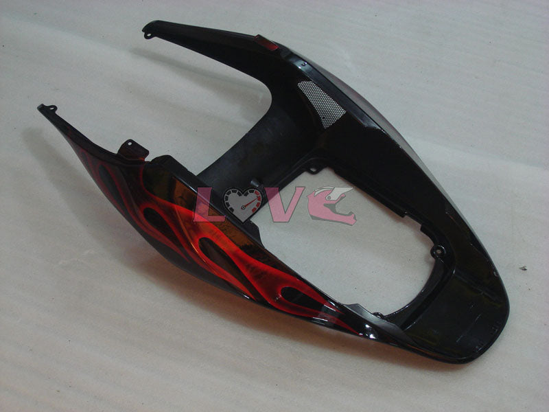Flame - Red Black Fairings and Bodywork For 2005-2006 CBR600RR #LF7574