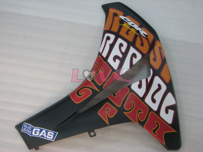 Rossi - Orange Black Fairings and Bodywork For 2008-2011 CBR1000RR #LF4339