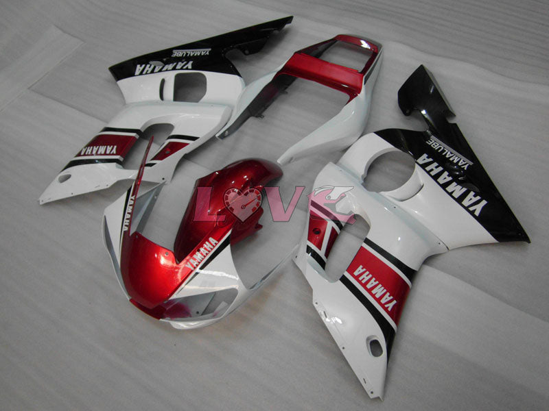 Factory Style - Red White Black Fairings and Bodywork For 1998-2002 YZF-R6 #LF3354