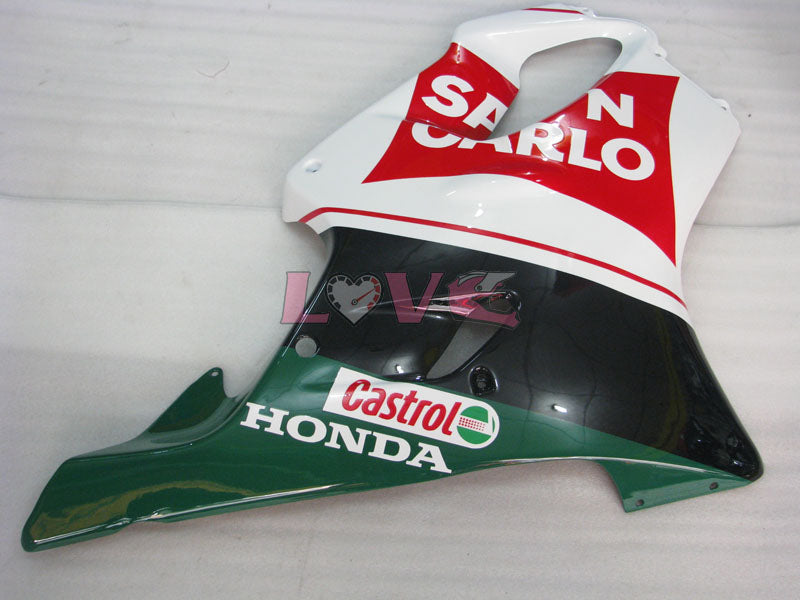 San Carlo - Red White Fairings and Bodywork For 2001-2003 CBR600F4i #LF4496