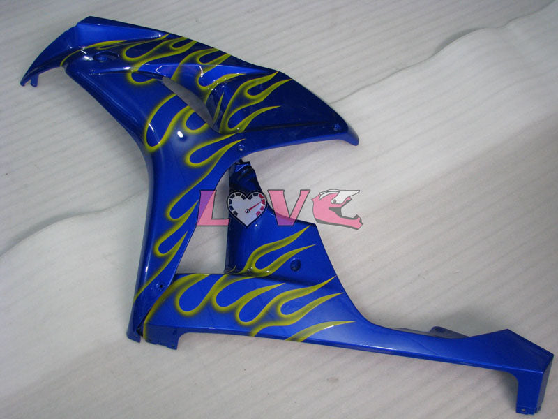 Flame - Yellow Blue Fairings and Bodywork For 2006-2007 CBR1000RR #LF7226