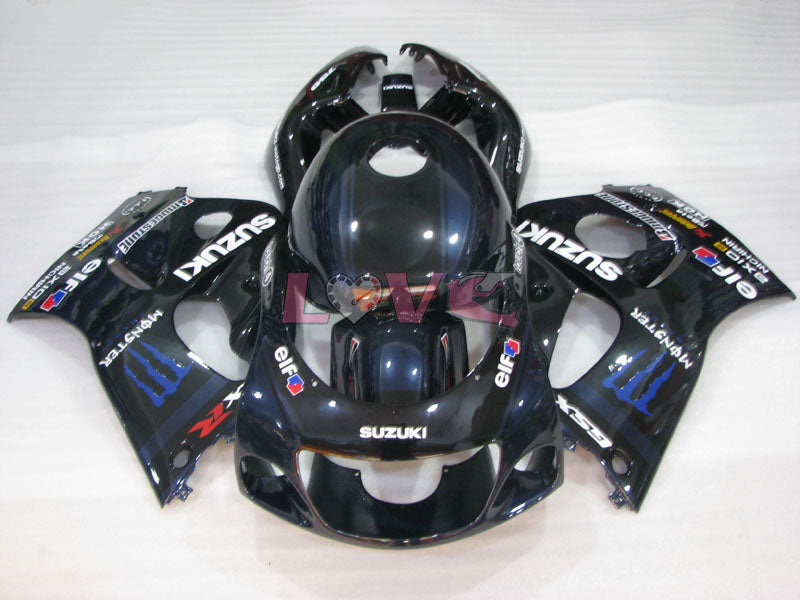 Customize - Black Fairings and Bodywork For 1997-2000 GSX-R600 #LF4297
