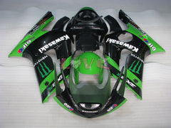Nakano - Green Black Fairings and Bodywork For 2003-2004 NINJA ZX-6R #LF3315