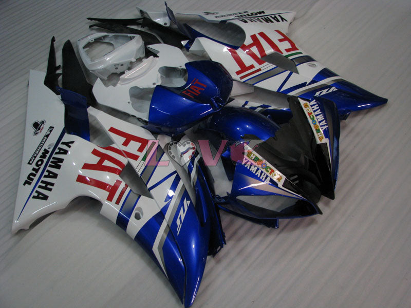 FIAT - Blue White Fairings and Bodywork For 2008-2016 YZF-R6 #LF6870