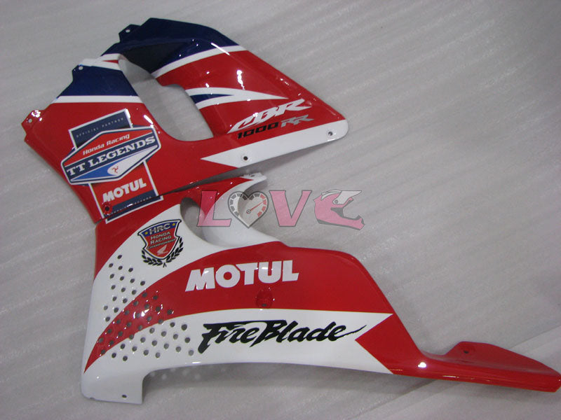 MOTUL - Red White Fairings and Bodywork For 1994-1995 CBR900RR #LF3007