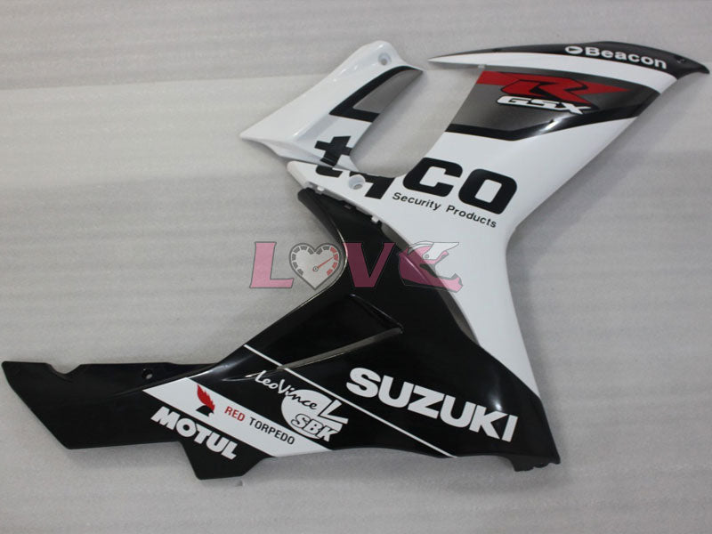 Factory Style - White Black Fairings and Bodywork For 2011-2026 GSX-R600 #LF4742