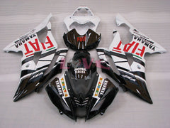FIAT - White Black Fairings and Bodywork For 2008-2016 YZF-R6 #LF3411